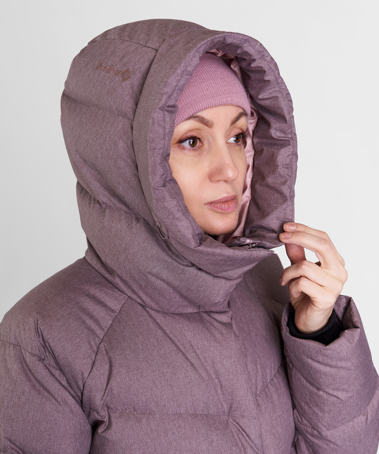 Пальто пуховое Ester VI Женское (XS, 4700/гранит, , , , , )