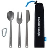 Cook 'n' Escape ca2005 3-piece titanium cutlery set набор стол. приборов