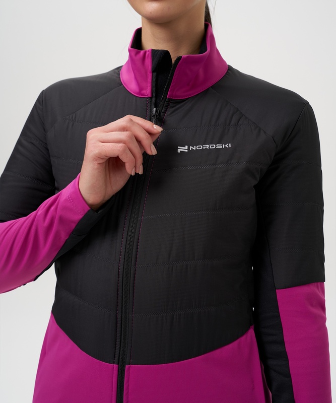 Куртка Nordski Hybrid Pro 2.0 Fuchsia/Black W (42-L, Fuchsia/Black, , , , , )