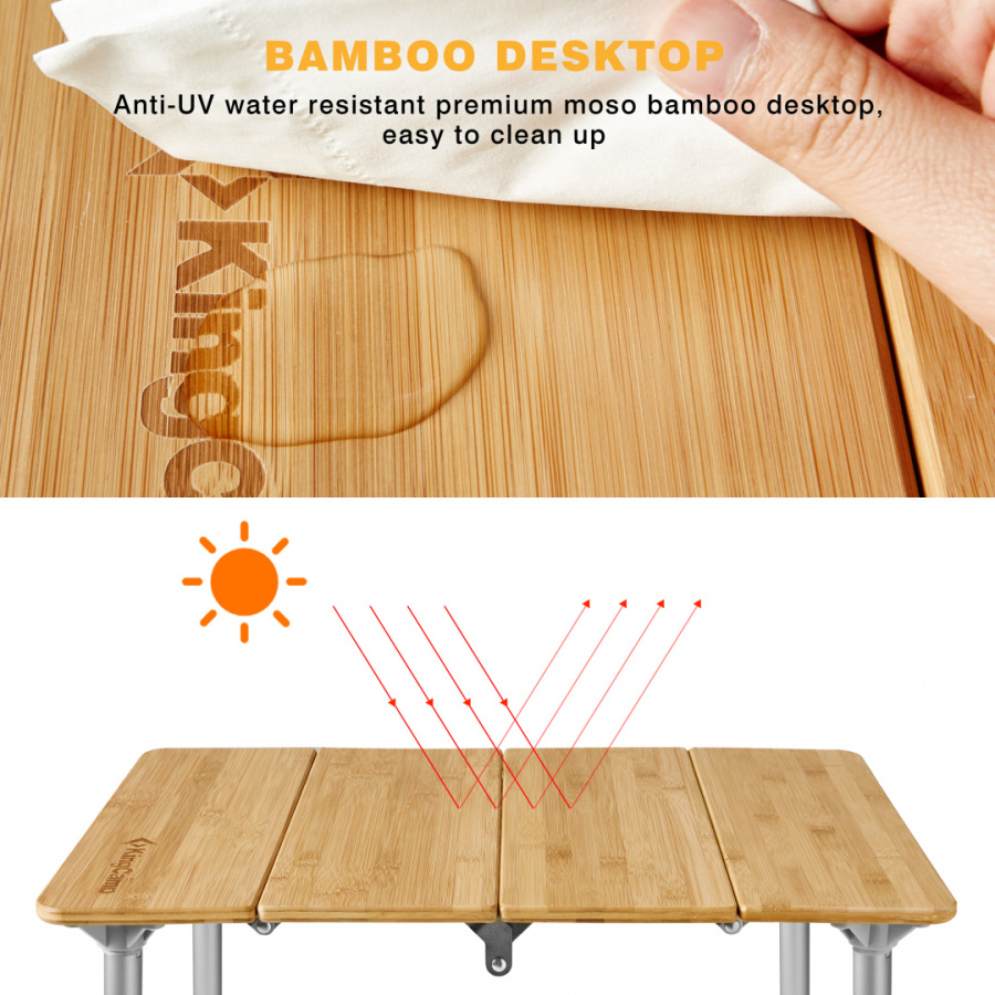 1913 4-folding Bamboo table 6040 стол скл. (60х40х27/40 см) 1913 4-folding Bamboo table 6040 стол скл. (60х40х27/40 см)