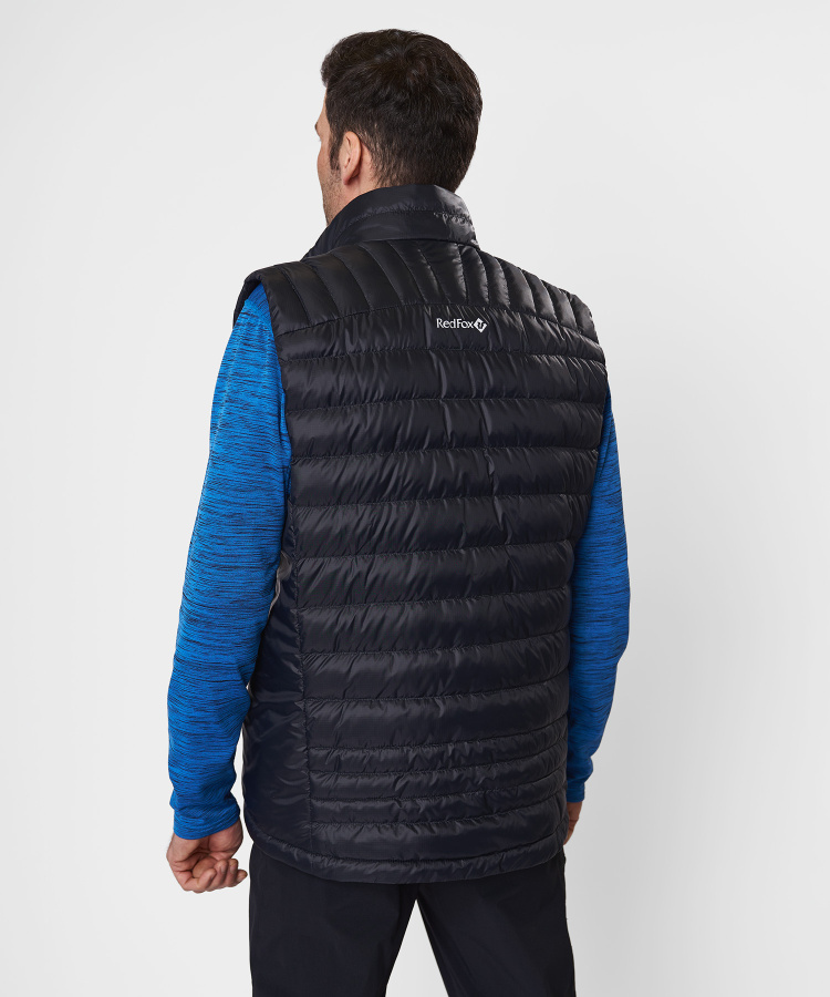 Жилет утепленный Quasar III Мужской (XL, 1093/черный/ярко-синий, , , , , )