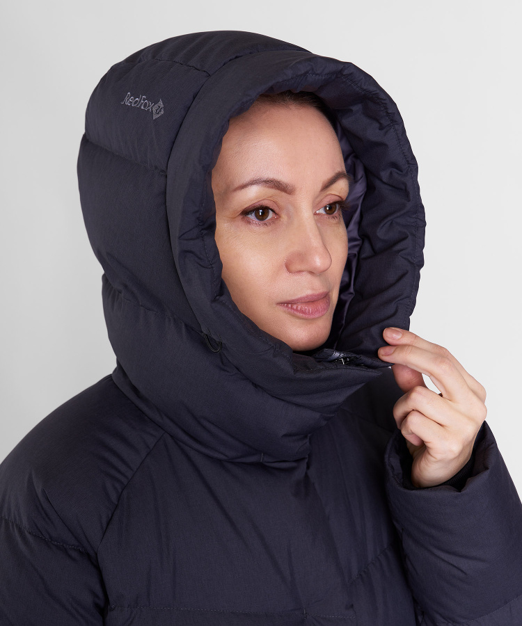 Пальто пуховое Ester VI Женское (S, 9000/графит, , , , , )