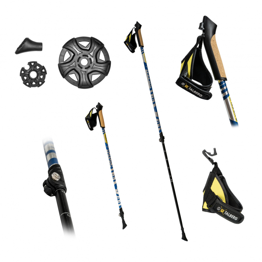 NORDICA палки для скандинавской ходьбы (1 пара, синий) NORDICA палки для скандинавской ходьбы (1 пара, синий)