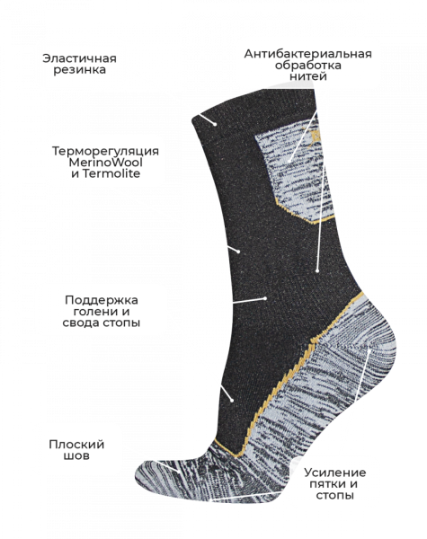 Купить Talberg explorer thermolite -10°c носки, черный (36-38) 1 250 ₽ Talberg explorer thermolite -10°c носки, черный (36-38)