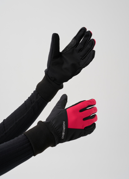 Перчатки Nordski Motion Black/Pink WS (7-XS, Black/Pink, , , , , )