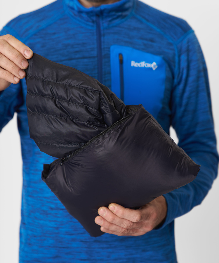 Жилет утепленный Quasar III Мужской (XL, 1093/черный/ярко-синий, , , , , )