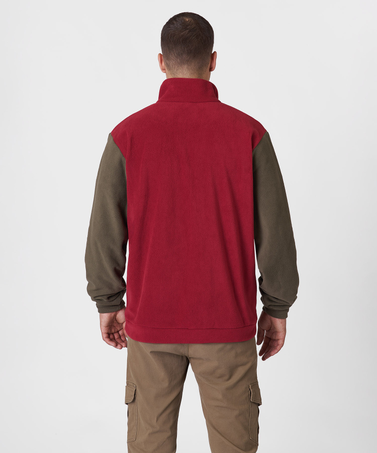 Джемпер Camp Jacket Мужской (XXL, 1131/бордовый/т.оливковый, , , , , )