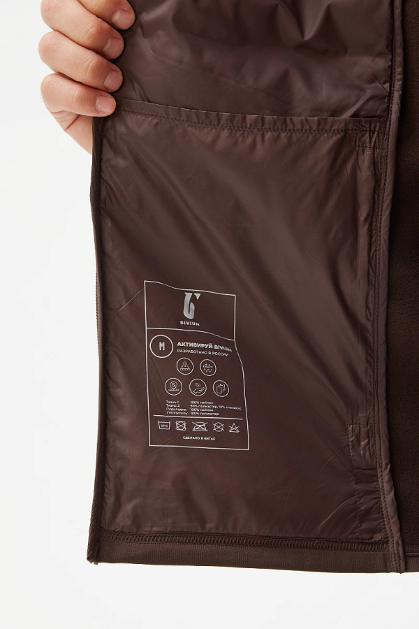 Жилет д/муж. "Комфорт 2.0" (M(50/182), Кофейный, , , , , )