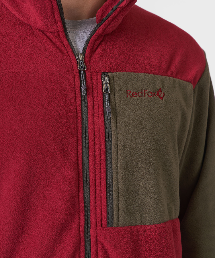 Джемпер Camp Jacket Мужской (XXL, 1131/бордовый/т.оливковый, , , , , )