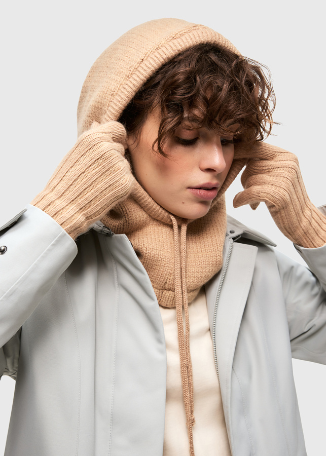 *100660 Капор вязанный UDA (One Size, 439, , , , , )