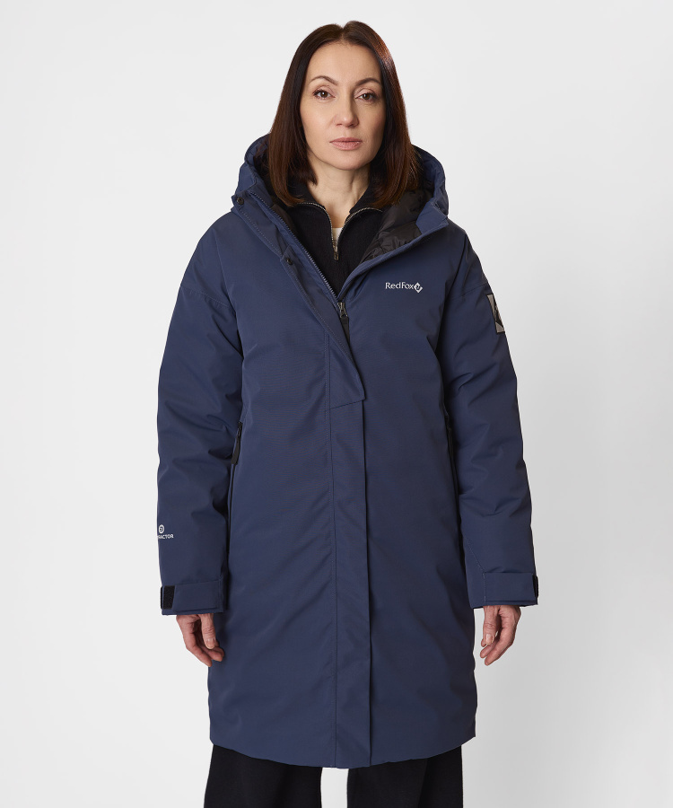 Пальто пуховое Urban Fox VI Женское (XS, 9100/т.синий, , , , , )