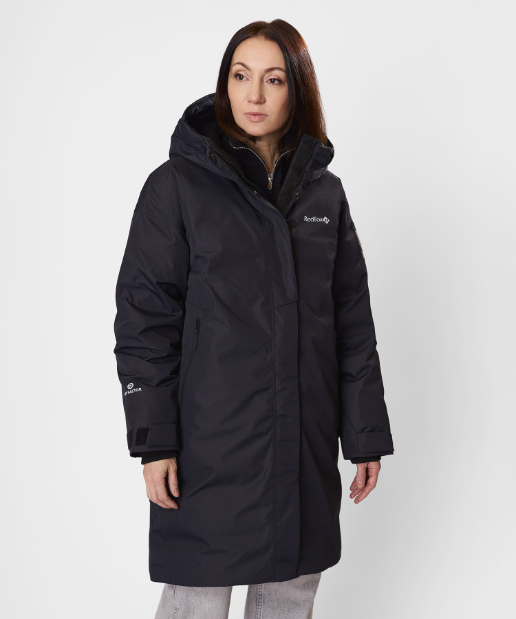 Пальто пуховое Urban Fox VI Женское (XL, 1000/черный, , , , , )