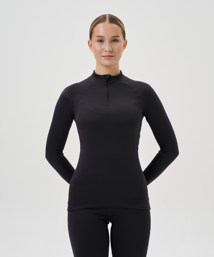 Рубашка Nordski Intense Half Zip Grey W (38-S, Grey, , , , , )