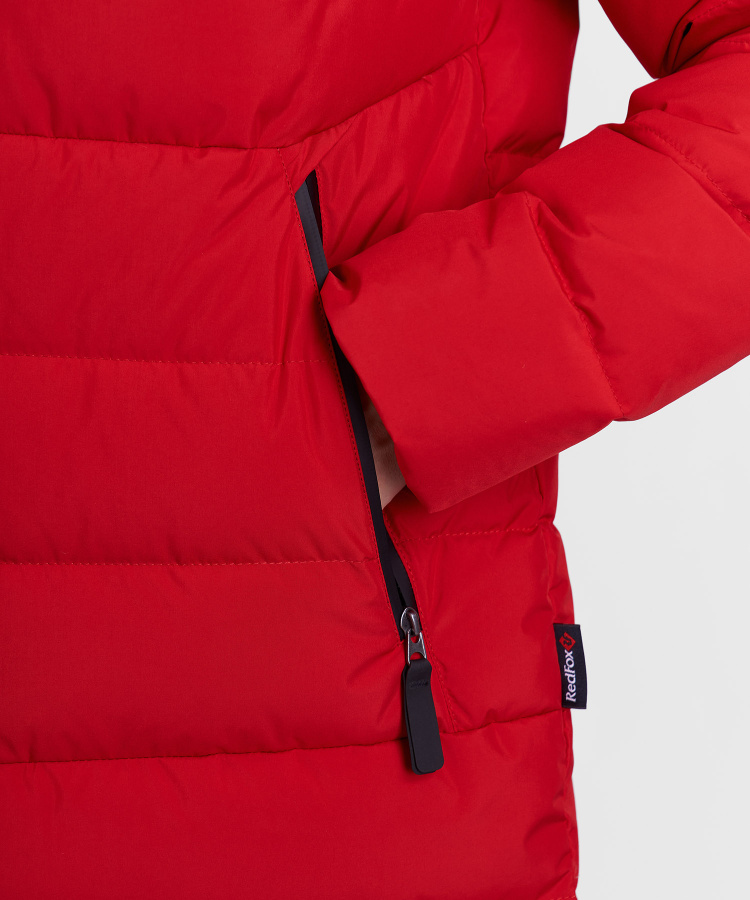 Пальто пуховое Siberia III Женское (S, 1300/красный, , , , , )