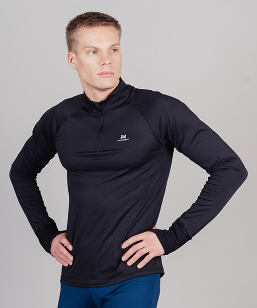 Лонгслив Nordski Pro Hand Black (46, Black, , , , , )