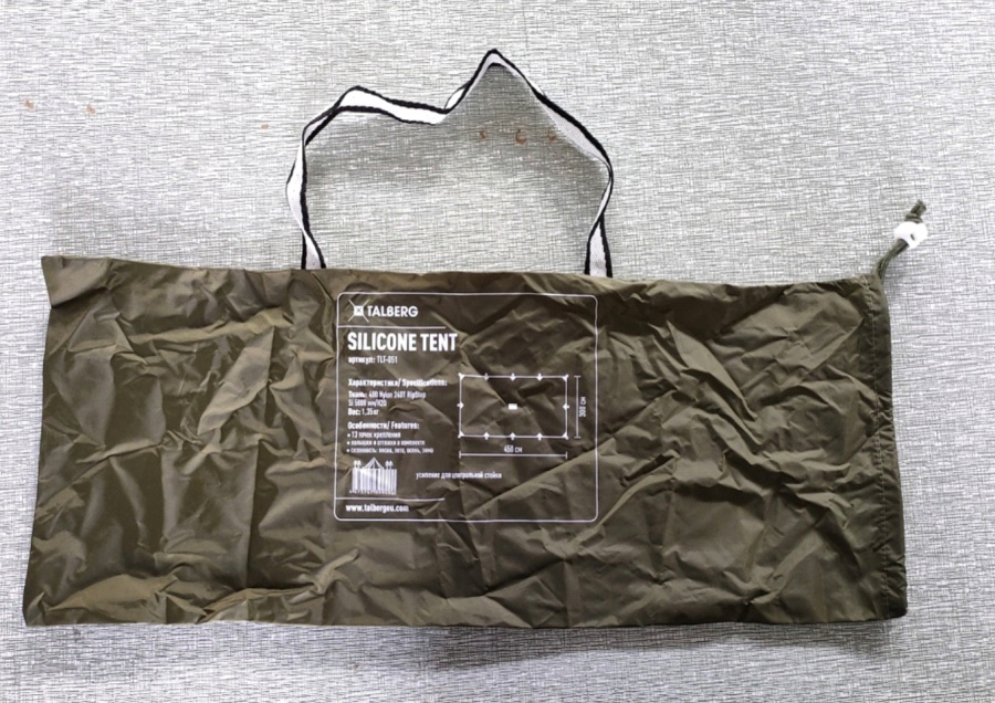 SILICONE TENT тент 3X4.5м Talberg (3x4.5)