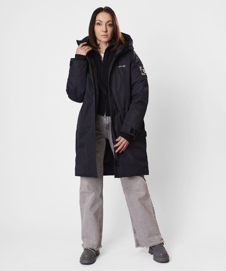 Пальто пуховое Urban Fox VI Женское (XL, 1000/черный, , , , , )