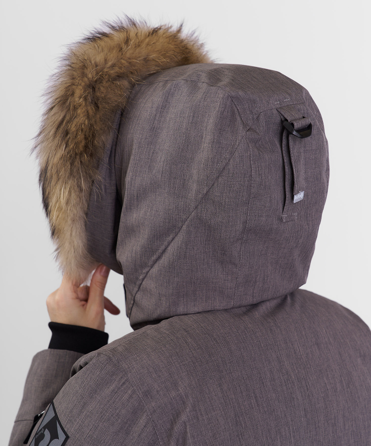 Пальто пуховое Aurora III DF Женское (XL, 4700/гранит, , , , , )