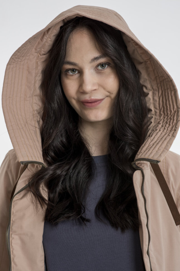 *Парка жен. арт. 48275 (170, Пудра, 88, 98, , , )