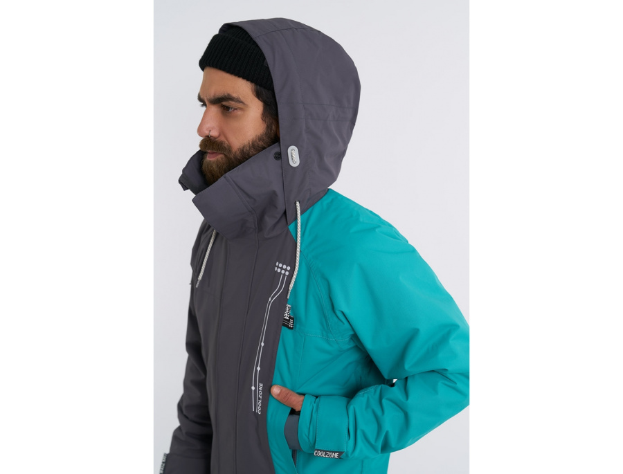 Комбинезон VOLK KN2126 (L, 37/47 асфальт/изумрудный, , , , , )