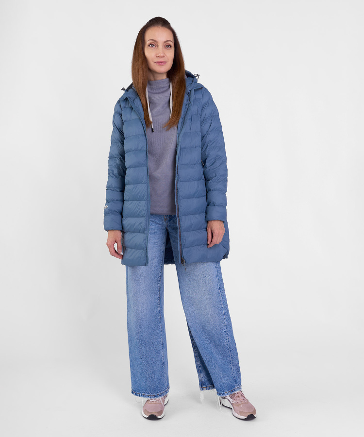 Полупальто утепленное Flight II Женское (XS, 9700/деним, , , , , )