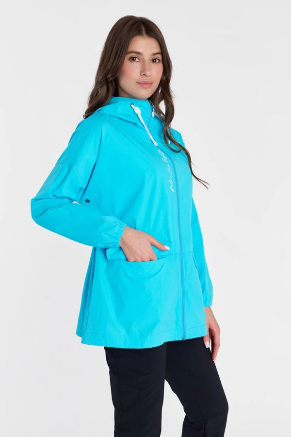 *Ветровка 24-40430 жен. (50, 40 Голубой, 176, , , , )