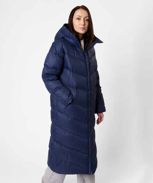 Пальто пуховое Astra Женское (XS, 9100/т.синий, , , , , )