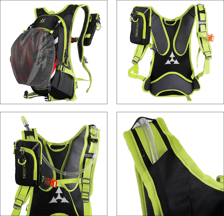 B0462 CYCLING BAG Рюкзак (черный/красный)