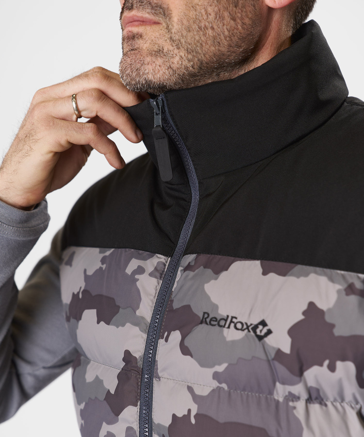 Жилет пуховый Nansen R Мужской (XXL, J310/принт/черный, , , , , )