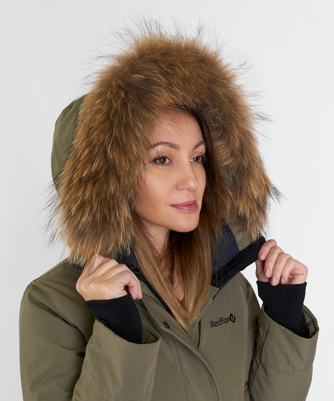 Полупальто пуховое Nyla III Женское (XS, 3100/т.оливковый, , , W23-24, , )