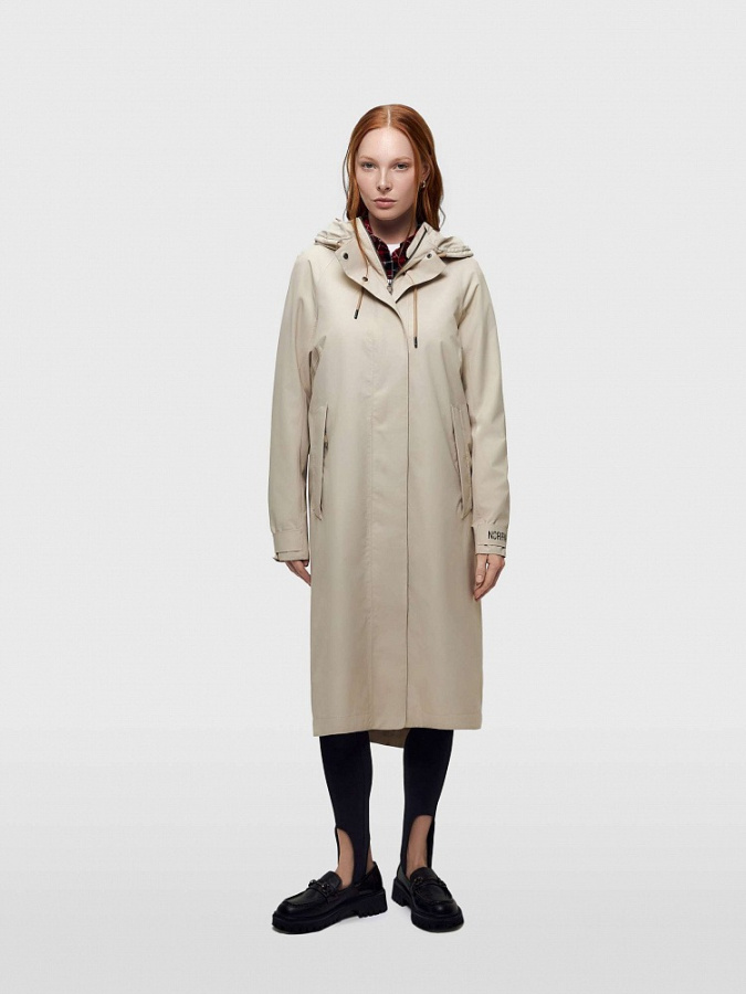 *100517 Парка женская KAMA (34, 025 слоновая кость, , , , , )