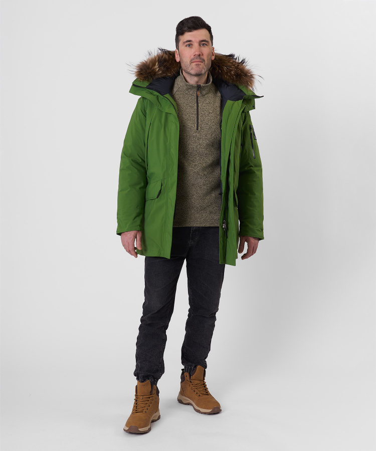 Куртка пуховая Kodiak D II Мужская (XXL, 6100/зеленый, , , , , )