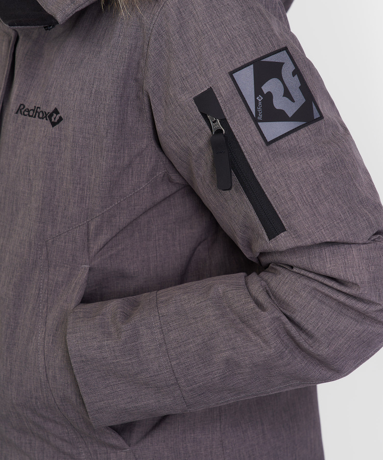 Пальто пуховое Aurora III DF Женское (XL, 4700/гранит, , , , , )