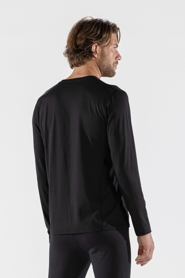 Термобелье футболка мужская MENS BODYFIT CONTOUR CREW NECK (XL, 020 Black, , , , , )