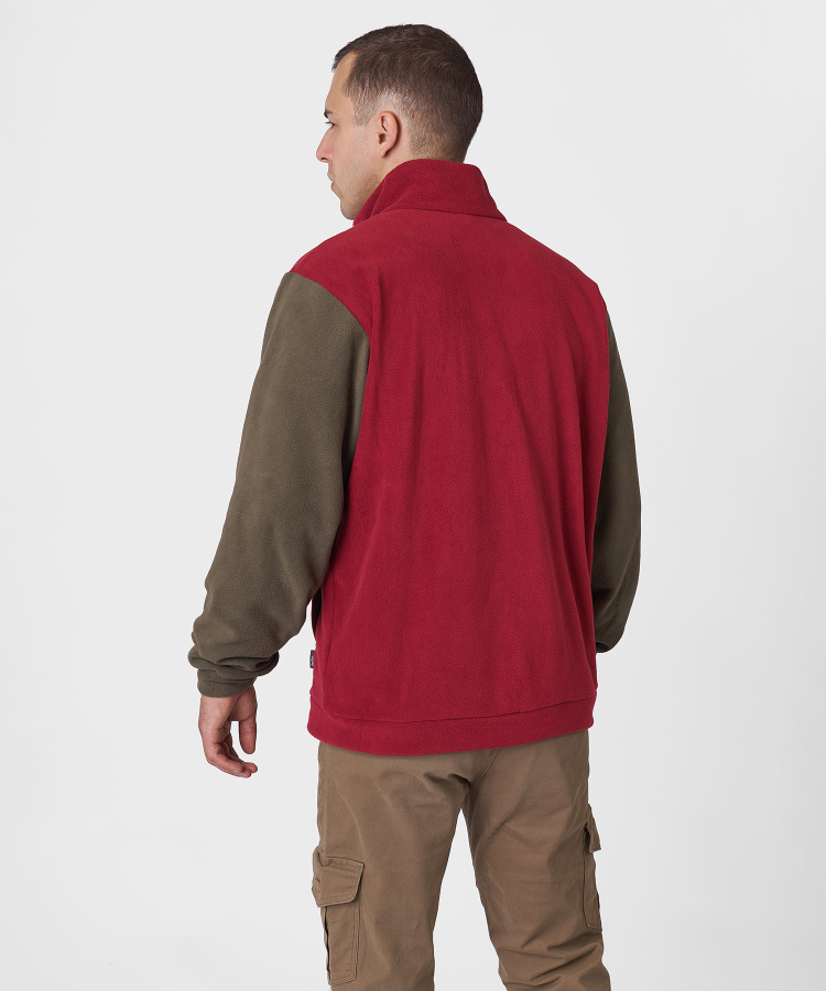 Джемпер Camp Jacket Мужской (XXL, 1131/бордовый/т.оливковый, , , , , )