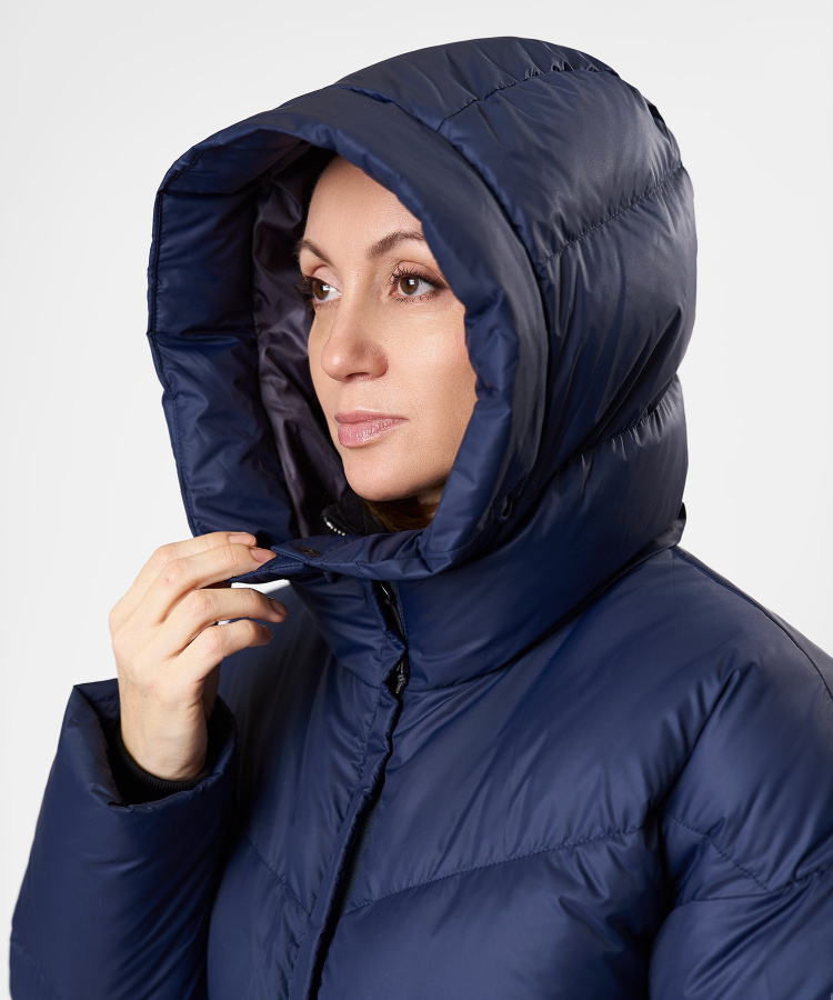 Пальто пуховое Astra Женское (XL, 9100/т.синий, , , , , )