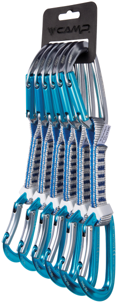 Карабин с оттяжкой ORBIT EXPRESS KS 12cm (, Grey/Blue/Fuchsia, , , )