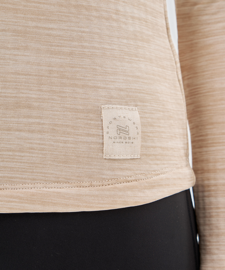 Лонгслив Nordski Impulse Beige W (38-S, Beige, , , , , )
