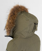 Полупальто пуховое Nyla III Женское (XS, 3100/т.оливковый, , , W23-24, , )