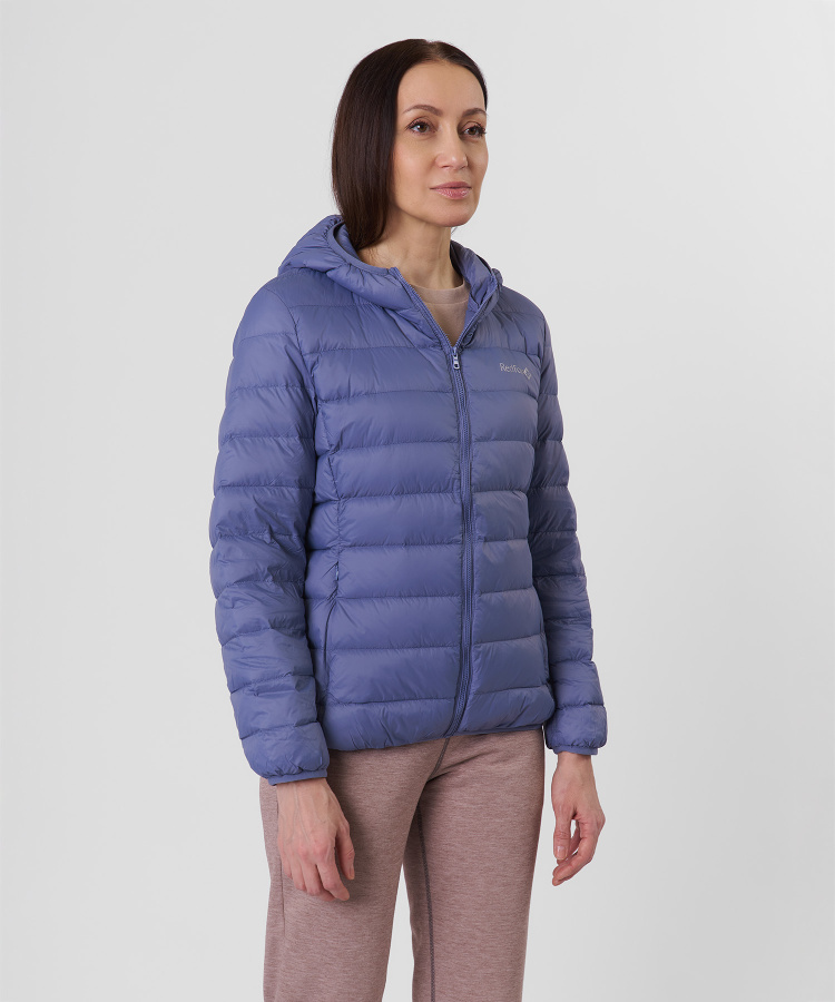 Куртка пуховая Town Женская (L, 8600/серо-голубой, , , , , )