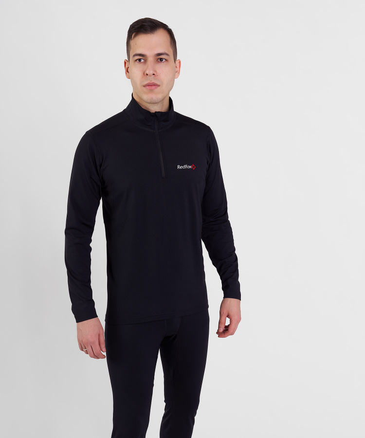 Первый слой фуфайка с длинным рукавом Active Mid II Мужская (S, 1000/черный, , , )