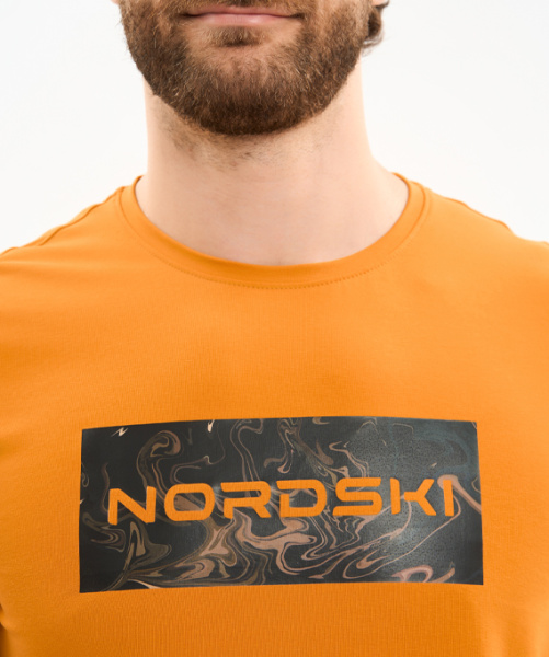Футболка Nordski Simple Logo Bronze (48, Bronze, , , , , )