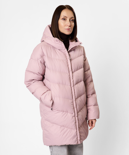 Полупальто пуховое Myst Женское (XS, 2600/розово-бежевый, , , , , )