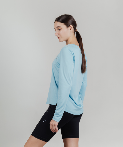 Футболка Nordski Run Blue Sky W с длинным рукавом (42, Blue Sky, , , , , )