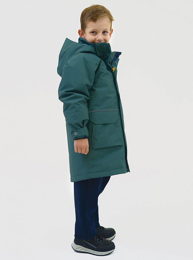 *100300 Куртка детская HANKA (140, 198 зеленая ель, , , , , )