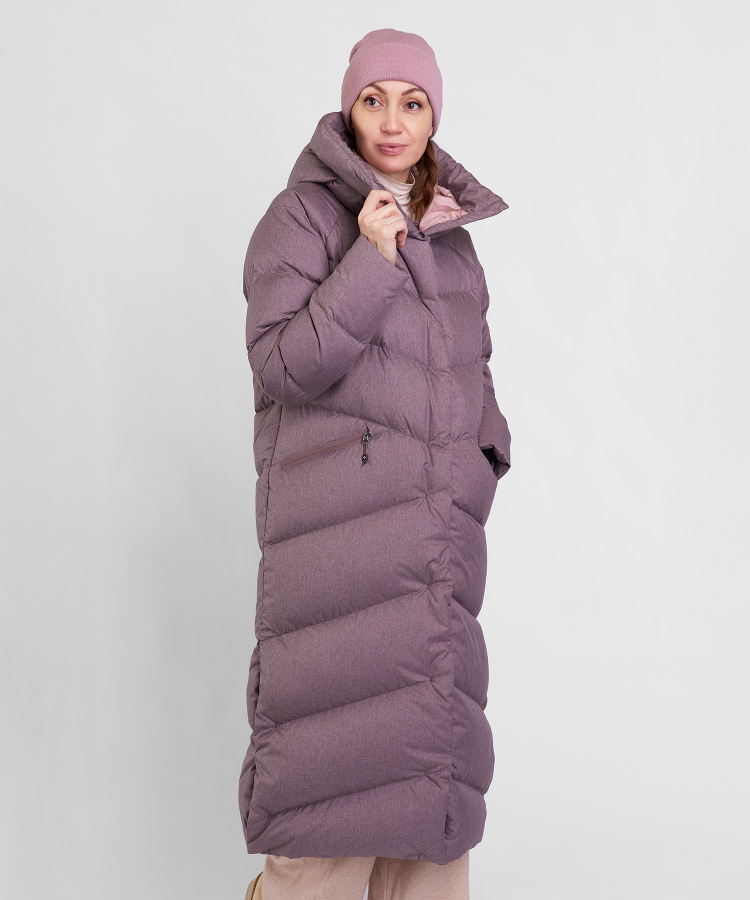 Пальто пуховое Ester VI Женское (XS, 4700/гранит, , , , , )