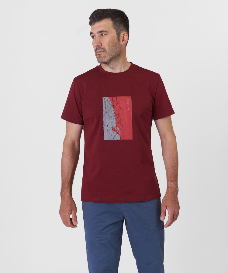 Футболка Rock Мужская (XL, 1100/бордовый, , , , , )