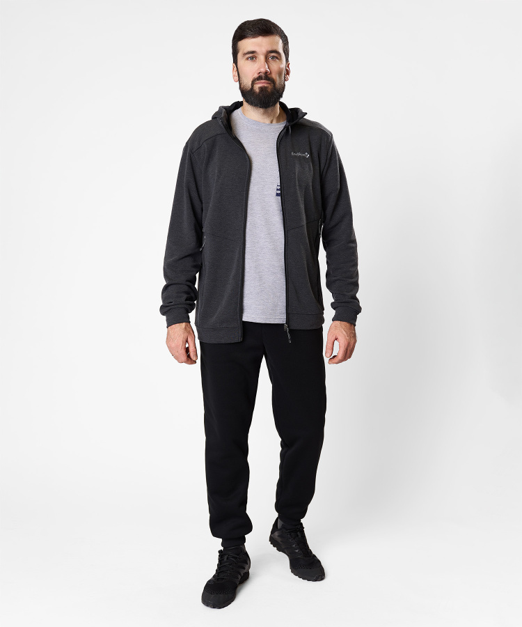 Худи Porto III Мужская (S, 1000/черный, , , , , )