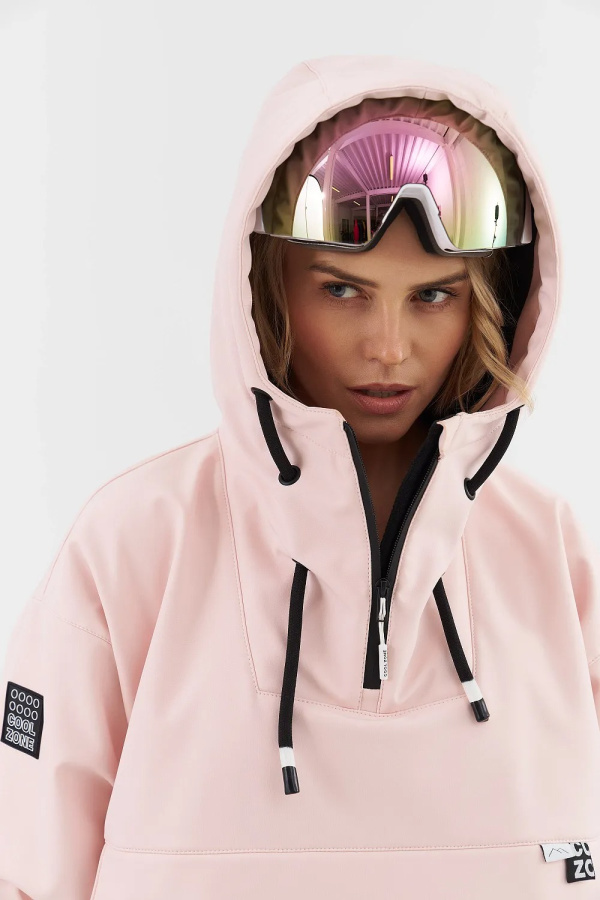 Анорак WILD AKS4001 (M/L, Бледно-розовый, , , , , )