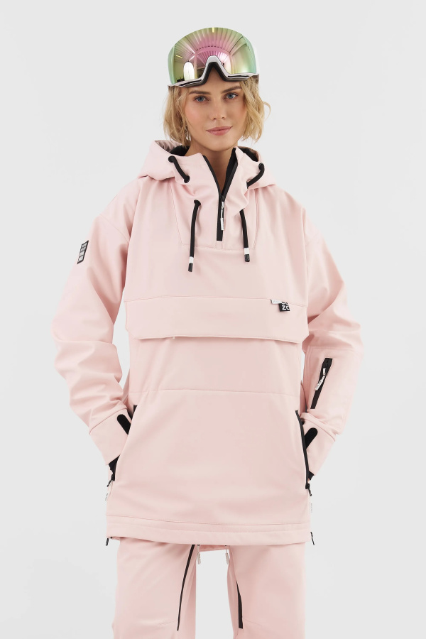 Анорак WILD AKS4001 (M/L, Бледно-розовый, , , , , )